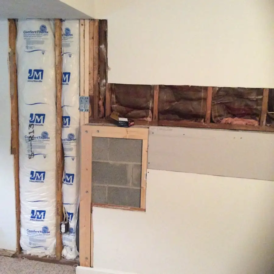 Wall insulation replacement during Contents Cleaning & Restoration in Bixby